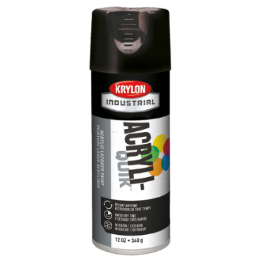 Krylon Now Spray Paint I21213007, Gloss Black, 16 oz