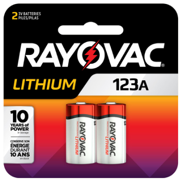 123A Lithium - Rayovac