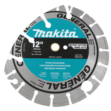 Makita USA | A-94736 | Optimum Diamond Blade | Applied