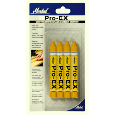 Markal Paint Marker,Pro Wash W,Yellow 97031