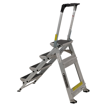 Louisville AS1020 20 ft Aluminum 300 lb Capacity Stepladder iA