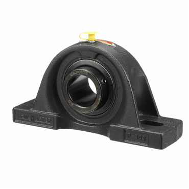 1-7/16 Bore Sealmaster MP-23T Pillow Block Ball Bearing 2-1/8 Base to Center Height Regreasable ±2 degrees Misalignment Angle 5-11/16 Bolt Hole Spacing Width Cast Iron Housing Felt Seals Medium-Duty Skwezloc Collar Non-Expansion Type 
