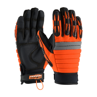 Hi-Vis Orange Slip-on Cuff 2X-Large General Purpose Gloves
