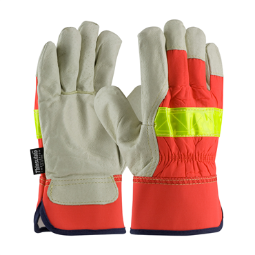 Hi-Vis Orange Nylon Small Cold Protection Gloves