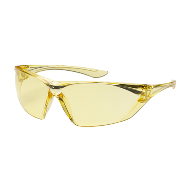 Amber Anti-Scratch Anti-Fog One Size Safety Glasses