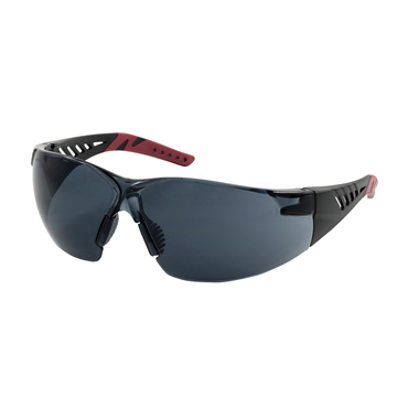 Burgundy Anti-Scratch Anti-Fog One Size Safety Glasses