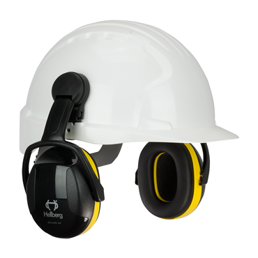 Yellow Cap Mounted One Size Ear Muff