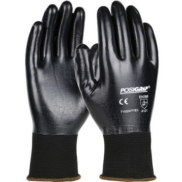 Black Knit Wrist Cuff X-Large General Purpose Gloves