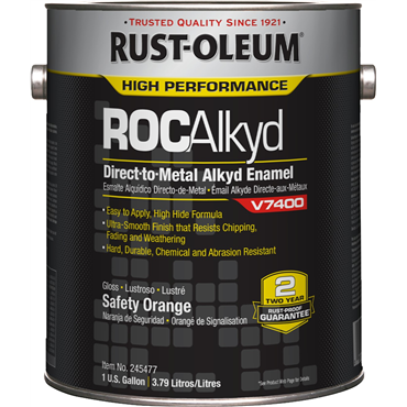 【m】DWE 4/5 Rust-Oleum | 245477 | Safety Orange Paint | Applied