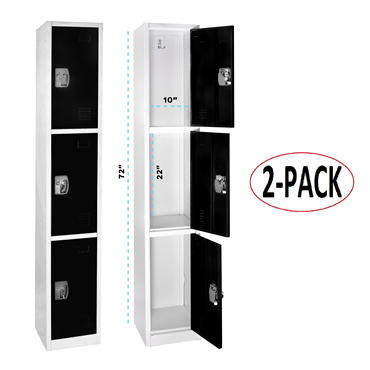 Alpine IndustriesADI629-203-BLK-2PK