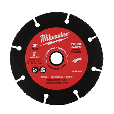 3 in Carbide Grit Abrasive Blade