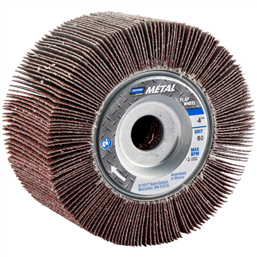 Metal Aluminum Oxide Coarse Grit Arbor Unmounted Flap Wheel