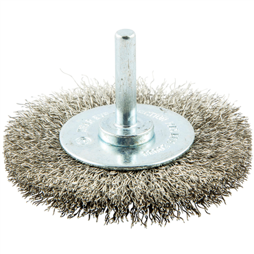 Gemini Crimped Wire Shank Mini Wheel Brush Gemini Crimped Wire Shank Mini Wheel Brush