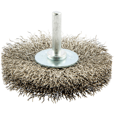 Gemini Crimped Wire Shank Mini Wheel Brush Gemini Crimped Wire Shank Mini Wheel Brush