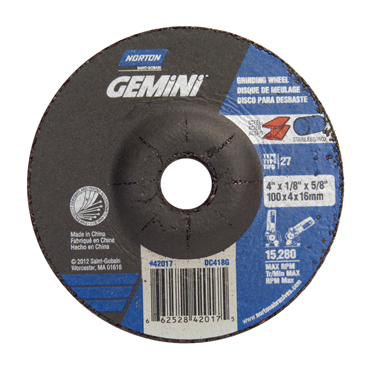 Gemini A Type 27 Grinding and Cutting Wheel