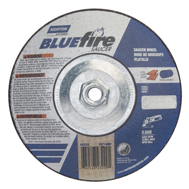 BlueFire Zirconia Alumina Type 28 Saucer Wheel