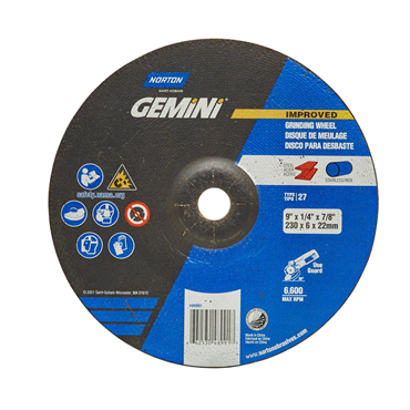 Gemini A Type 27 Grinding Wheel