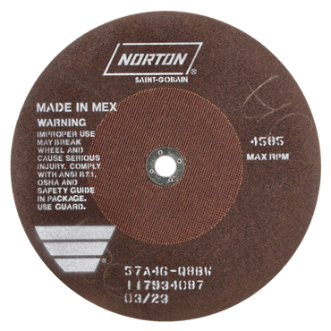 B 57A Type 01/41 Reinf Toolroom Cut-Off Wheel