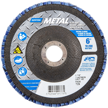 Metal Zirconia Alumina Extra Coarse Grit Center Mount Fiberglass Conical Flap Disc