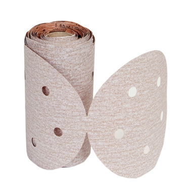 A275OP Aluminum Oxide Medium Grit Paper PSA Vacuum Disc Roll