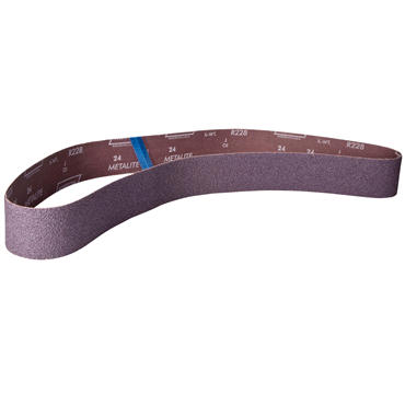 Metalite R228 Aluminum Oxide Coarse Grit Cloth Narrow Benchstand Belt