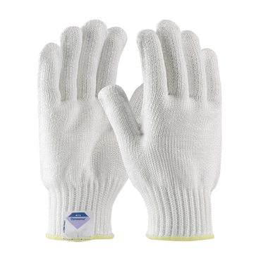 White Knit Wrist Cuff Uncoated X-Large Cut-Resistant Gloves