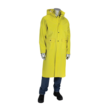 Yellow Polyester PVC Fabric 3X-Large Jacket