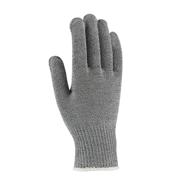 Gray Knit Wrist Cuff Uncoated X-Small Cut-Resistant Gloves