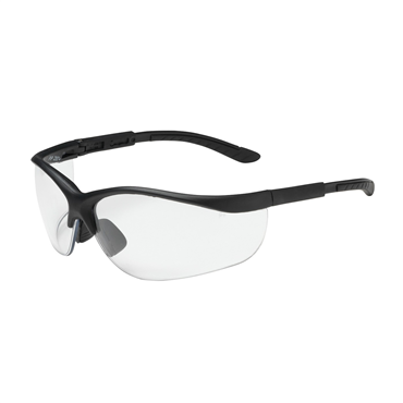 Black Anti-Scratch One Size Safety Glasses