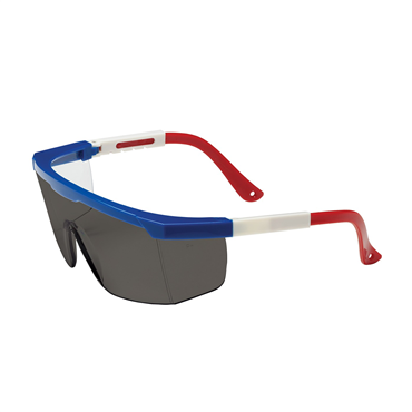 Blue Anti-Scratch One Size Safety Glasses