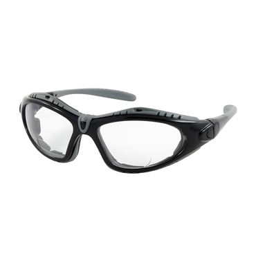 Black Anti-Scratch Anti-Fog One Size Safety Glasses