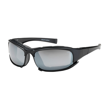 Black Anti-Scratch Anti-Fog One Size Safety Glasses