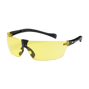 Black Anti-Scratch One Size Safety Glasses