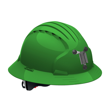 Green Wheel Ratchet Size Adjustment Hard Hat