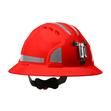 Red Wheel Ratchet Size Adjustment Hard Hat