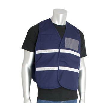 Blue Hook and Loop 4 Pockets 4X-Large to 5X-Large Vests