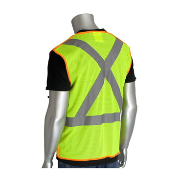 Hi-Vis Yellow Hook and Loop 4X-Large Vests