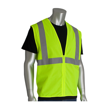 Hi-Vis Yellow Zipper 5X-Large Vests