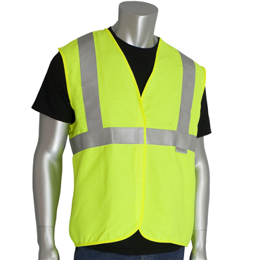 Hi-Vis Yellow Hook and Loop 2X-Large Vests