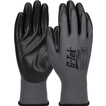 Gray Knit Wrist Cuff Small General Purpose Gloves