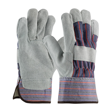 Blue Safety X-Small Leather Palm Gloves