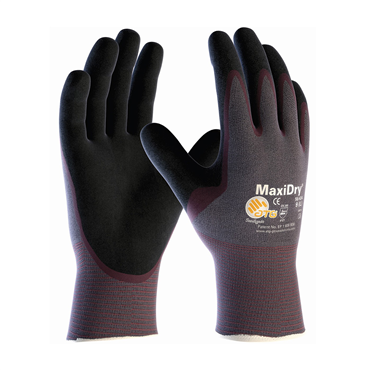 Purple Knit Wrist Cuff X-Small General Purpose Gloves