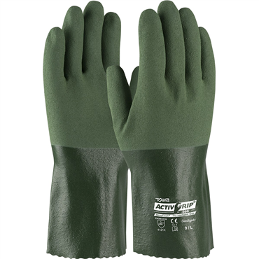 Green Straight Cuff X-Large Glove Size