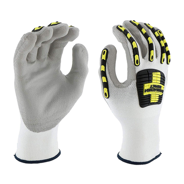 White Polyurethane Small Cut-Resistant Gloves