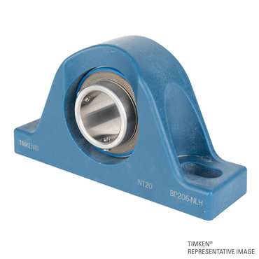 NorTrac Pillow Block - 2-Bolt Round Mount, 1in